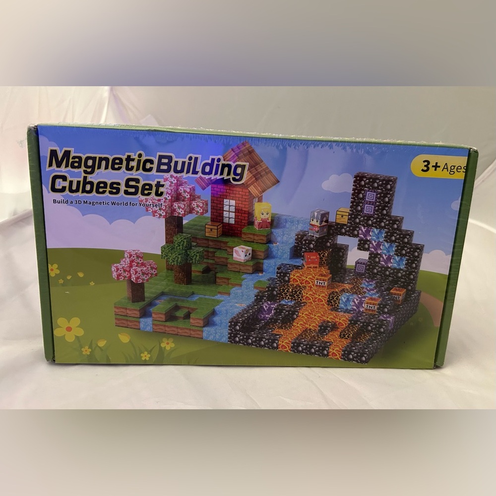 Magnetic Building Blocks Set - Multicolor
